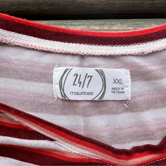 Maurices 24/7 Striped Tank Maxi Dress - Size XXL - Picture 3 of 4